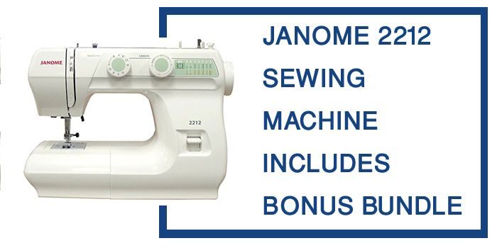 Janome 2212 Review | Sewing Machine Includes Bonus Bundle